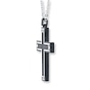Thumbnail Image 2 of Men's Cross Necklace Stainless Steel 22&quot;