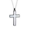 Thumbnail Image 0 of Men's Cross Necklace Stainless Steel 22"