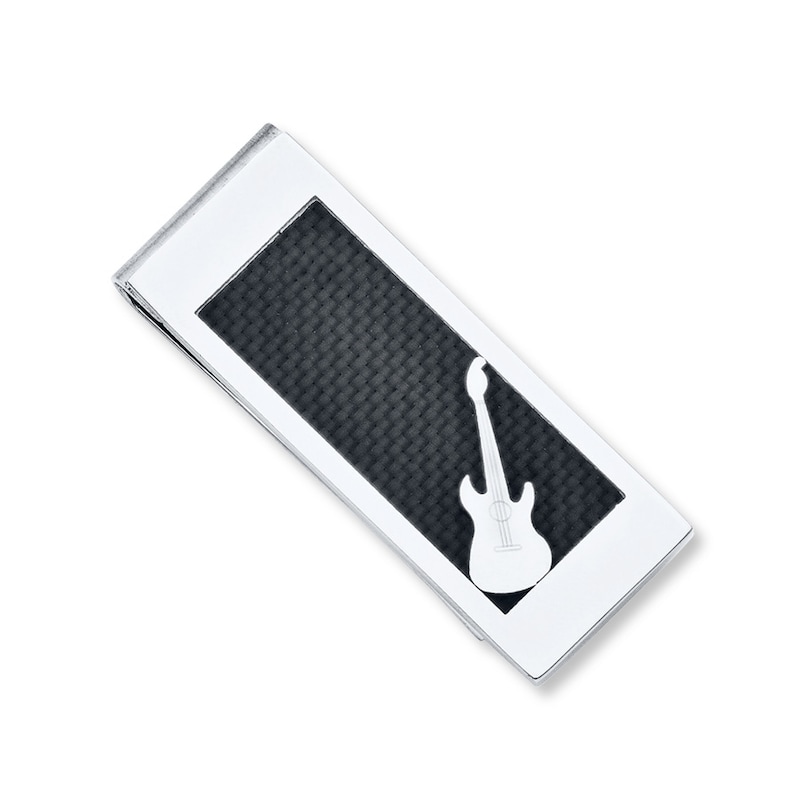 Main Image 1 of Money Clip Guitar Stainless Steel