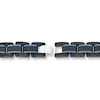 Thumbnail Image 3 of Men's Link Bracelet Black Stainless Steel 8.25&quot;