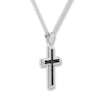 Thumbnail Image 2 of Men's Cross Necklace Stainless Steel