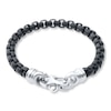 Thumbnail Image 0 of Solid Black Ion Plating Stainless Steel Bracelet 8.5"