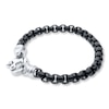 Thumbnail Image 1 of Solid Black Ion Plating Stainless Steel Bracelet 8.5"