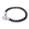 Thumbnail Image 2 of Black Ion Plating Solid Stainless Steel Bracelet 8.5&quot;