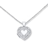 Thumbnail Image 1 of Heart Locket Necklace Sterling Silver