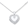 Thumbnail Image 1 of Heart Locket Necklace Sterling Silver