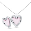Thumbnail Image 2 of Heart Locket Necklace Sterling Silver