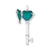 Thumbnail Image 2 of Key Locket Necklace Sterling Silver