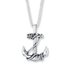 Thumbnail Image 1 of Men's Anchor Necklace Stainless Steel