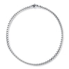 Thumbnail Image 1 of Box Chain Necklace Solid Stainless Steel