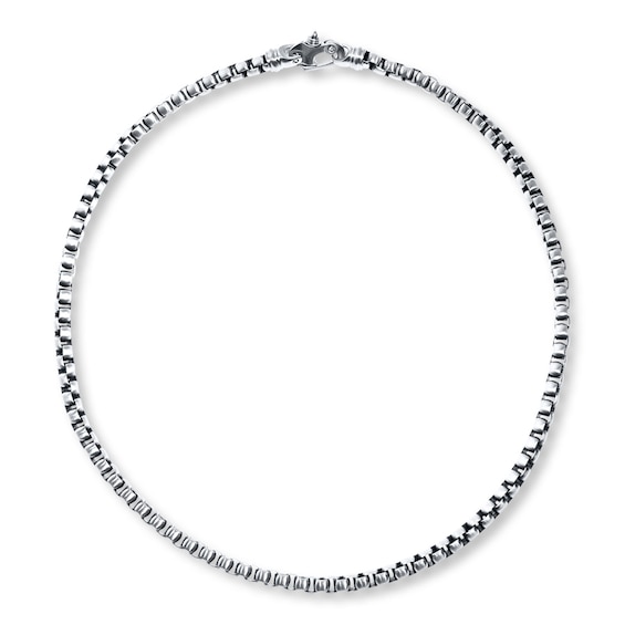 Box Chain Necklace Solid Stainless Steel