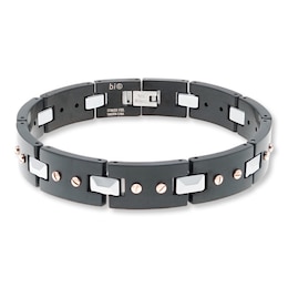 Men's Bracelet Stainless Steel/Tungsten 8.75"