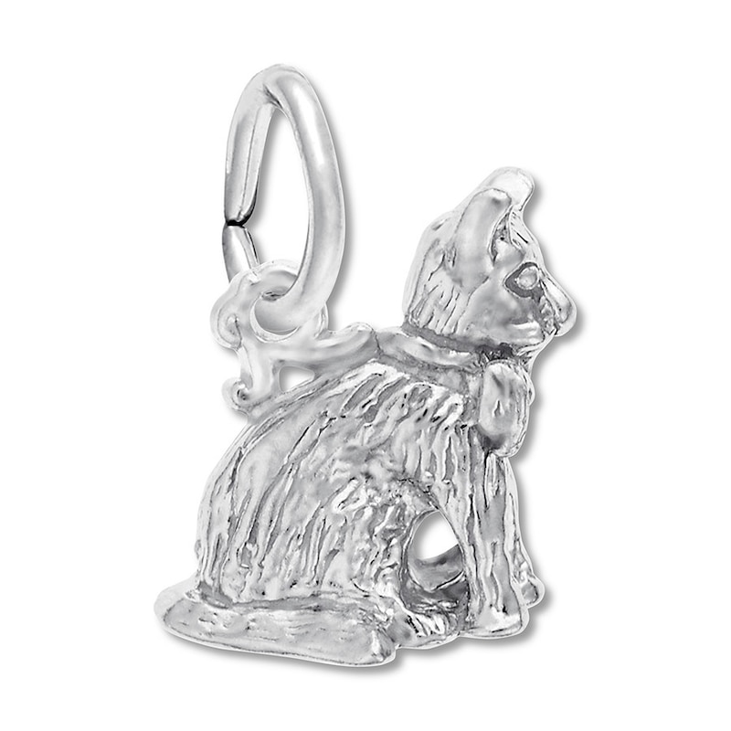 Cat Charm Sterling Silver