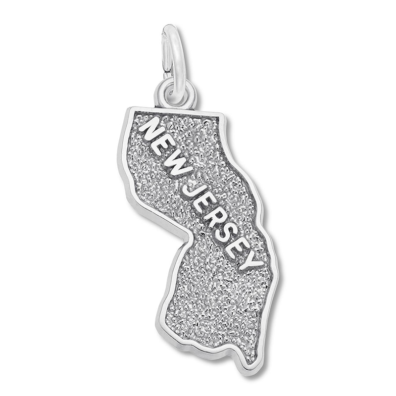 New Jersey Charm Sterling Silver