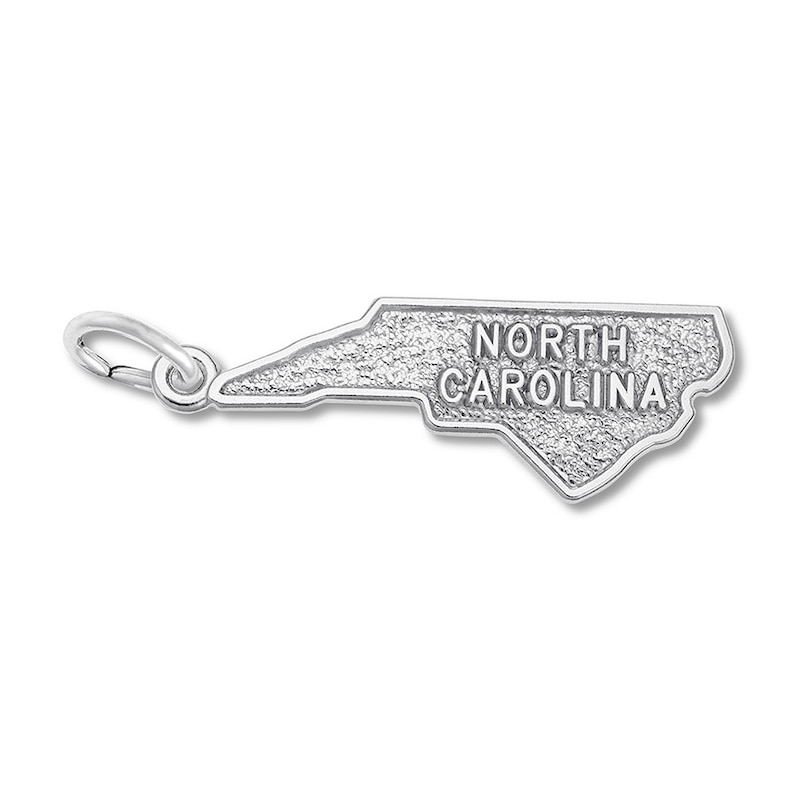 North Carolina Charm Sterling Silver