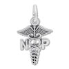 Thumbnail Image 1 of Nurse Practitioner Charm Sterling Silver
