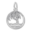 Thumbnail Image 1 of Palm Tree Charm Sterling Silver