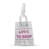 Thumbnail Image 0 of Shopping Bag Charm Sterling Silver