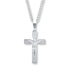 Thumbnail Image 1 of Crucifix Necklace Lord's Prayer Stainless Steel