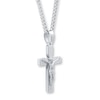Thumbnail Image 2 of Crucifix Necklace Lord's Prayer Stainless Steel