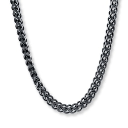 Foxtail Chain Necklace Solid Stainless Steel 22"