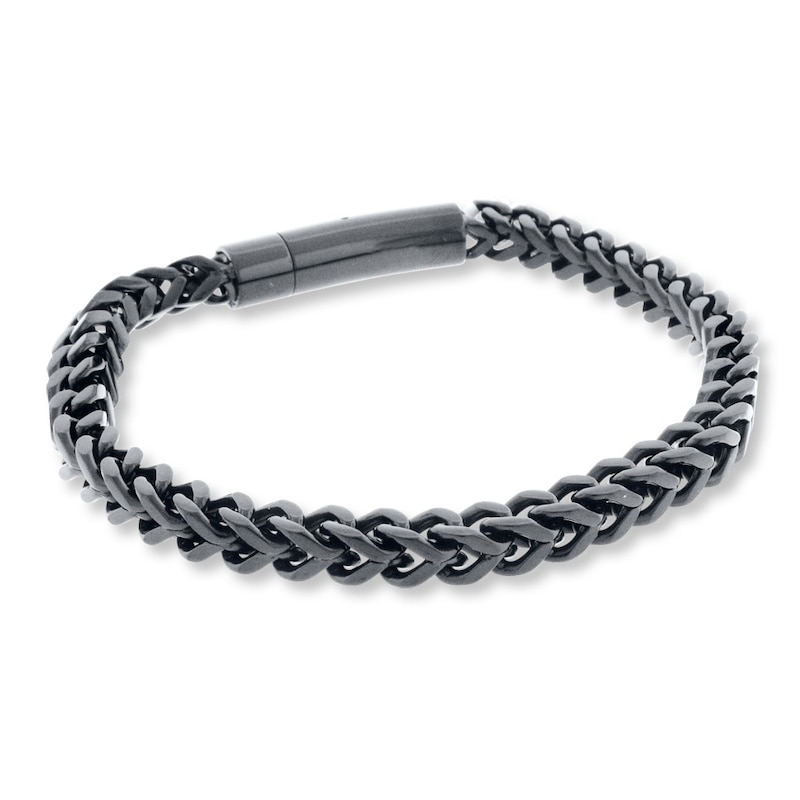 Men's Foxtail Bracelet Stainless Steel 9" Length