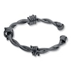 Thumbnail Image 1 of Men's Barb Wire Cuff Bracelet Stainless Steel