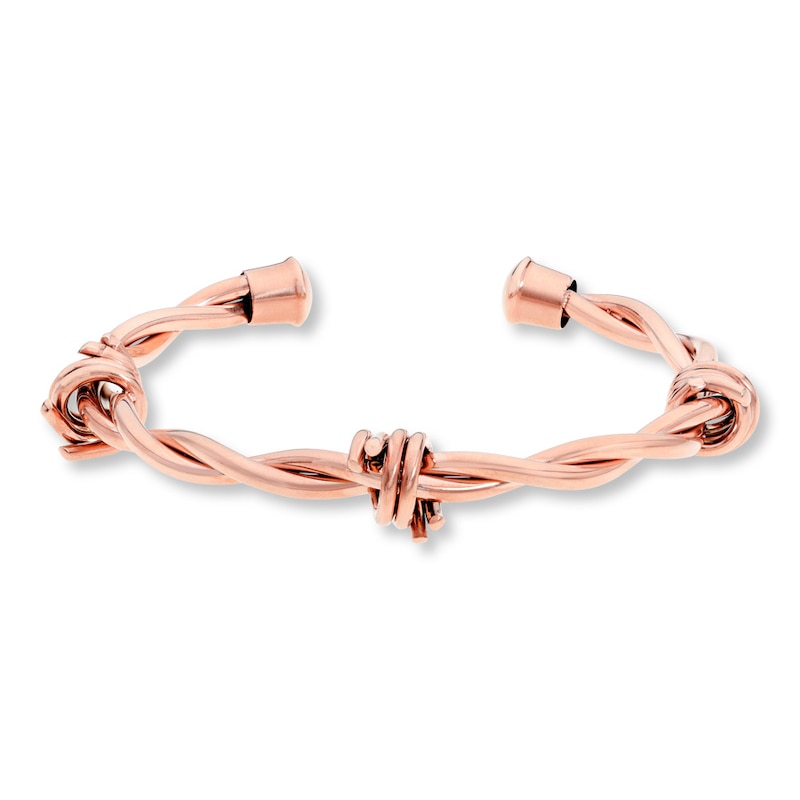 Main Image 1 of Men's Barb Wire Cuff Bracelet Stainless Steel
