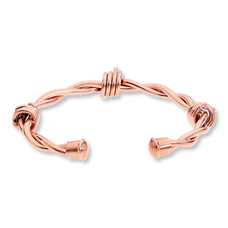 Main Image 3 of Men's Barb Wire Cuff Bracelet Stainless Steel