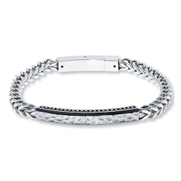 Men's Foxtail Chain Bracelet Stainless Steel 8"