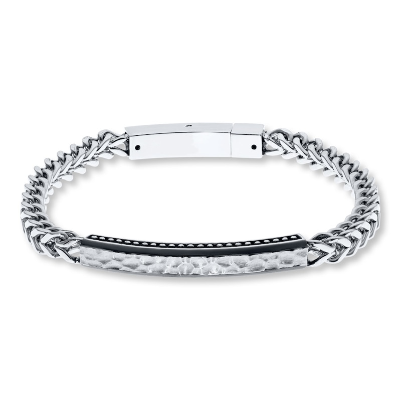 Main Image 1 of Men's Foxtail Chain Bracelet Stainless Steel 8&quot;