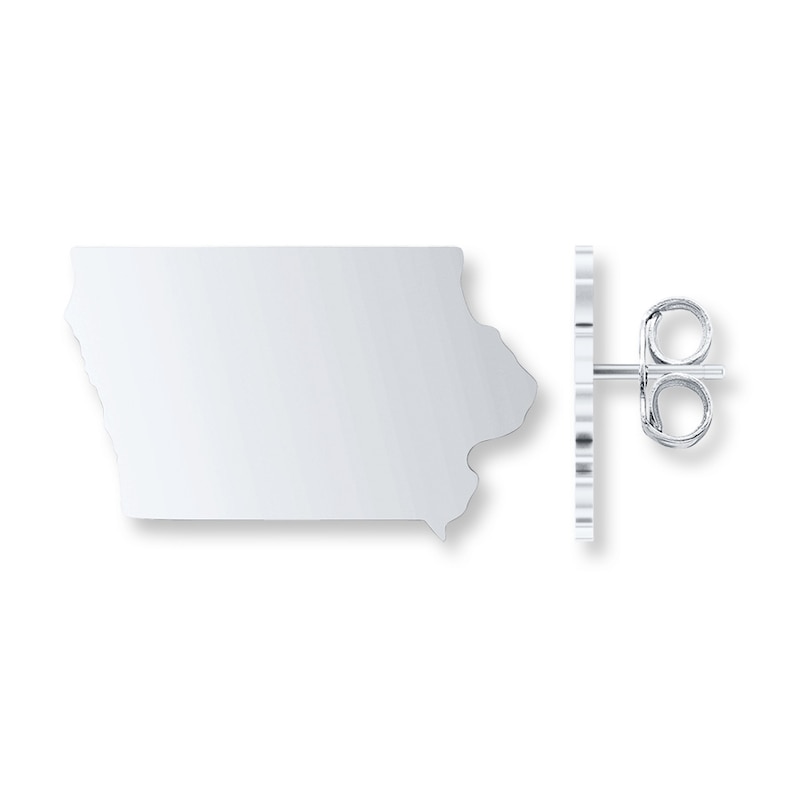 Main Image 1 of Iowa Earrings Sterling Silver