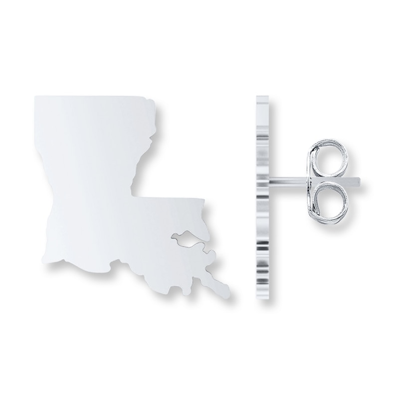 Main Image 1 of Louisiana Earrings Sterling Silver