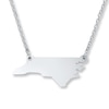 Thumbnail Image 1 of North Carolina State Necklace Sterling Silver