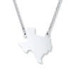 Thumbnail Image 1 of Texas State Necklace Sterling Silver