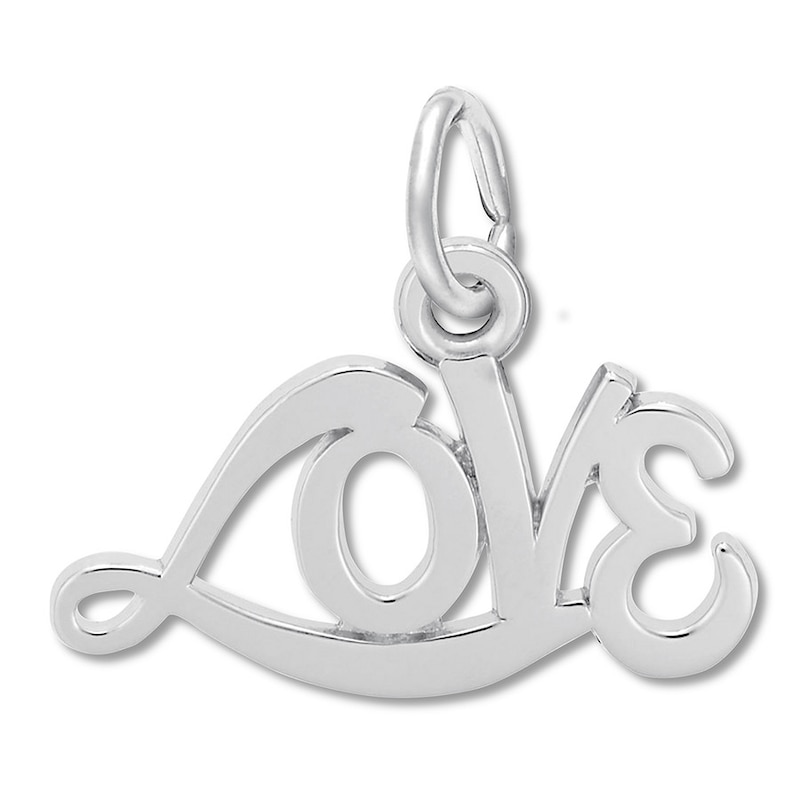 Main Image 1 of LOVE Charm Sterling Silver