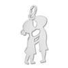 Thumbnail Image 1 of Kissing Couple Charm Sterling Silver