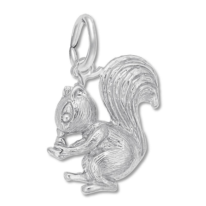 Main Image 1 of Squirrel Charm Sterling Silver