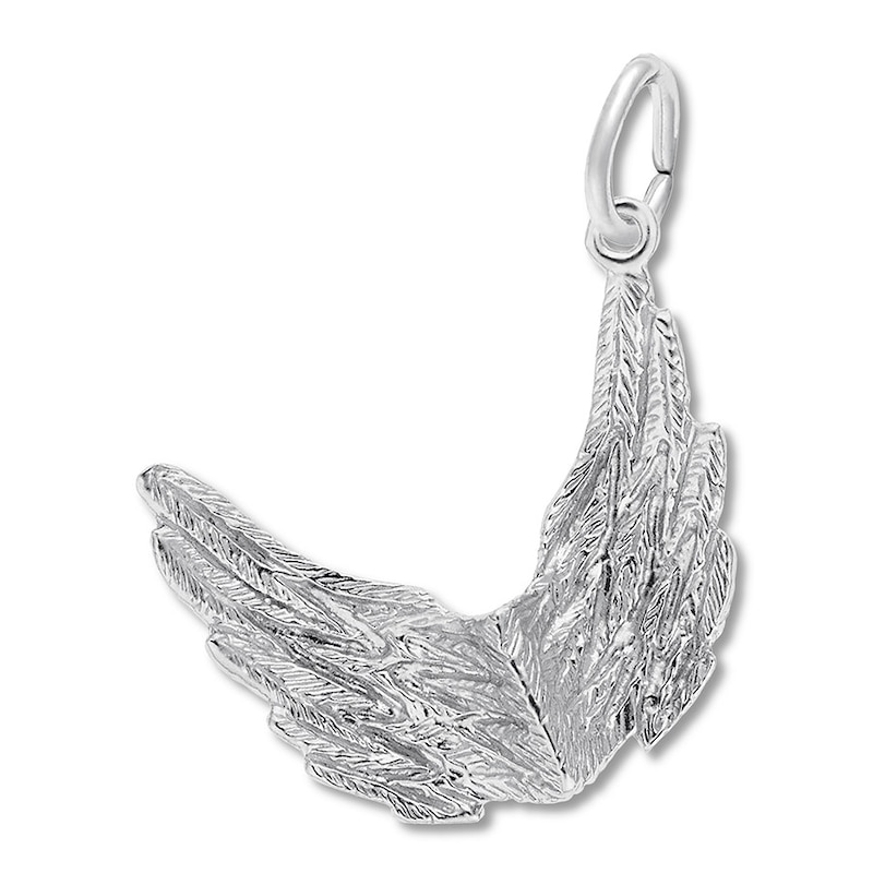 Main Image 1 of Wings Charm Sterling Silver