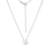 Thumbnail Image 2 of Young Teen Kiss Face Emoji Necklace Sterling Silver