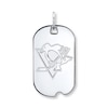 Thumbnail Image 1 of NHL Pittsburgh Penguins Dog Tag Sterling Silver