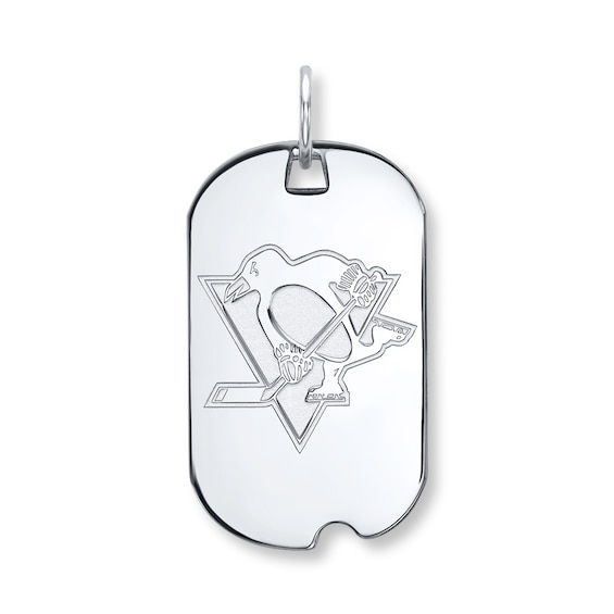 NHL Pittsburgh Penguins Dog Tag Sterling Silver