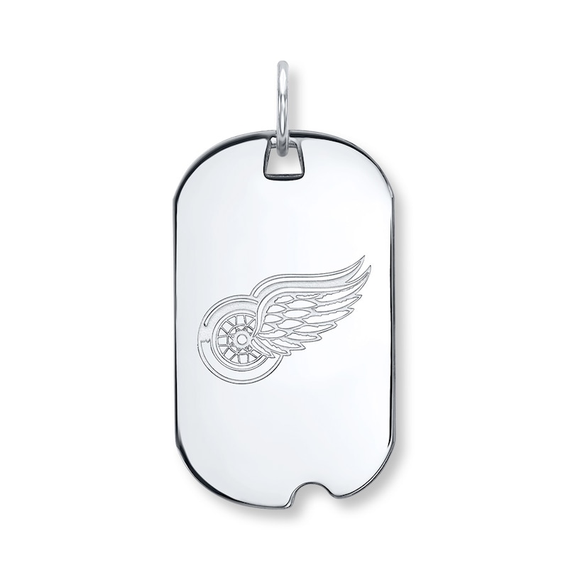 Main Image 1 of NHL Detroit Red Wings Dog Tag Sterling Silver