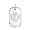 Thumbnail Image 1 of NHL Boston Bruins Dog Tag Sterling Silver