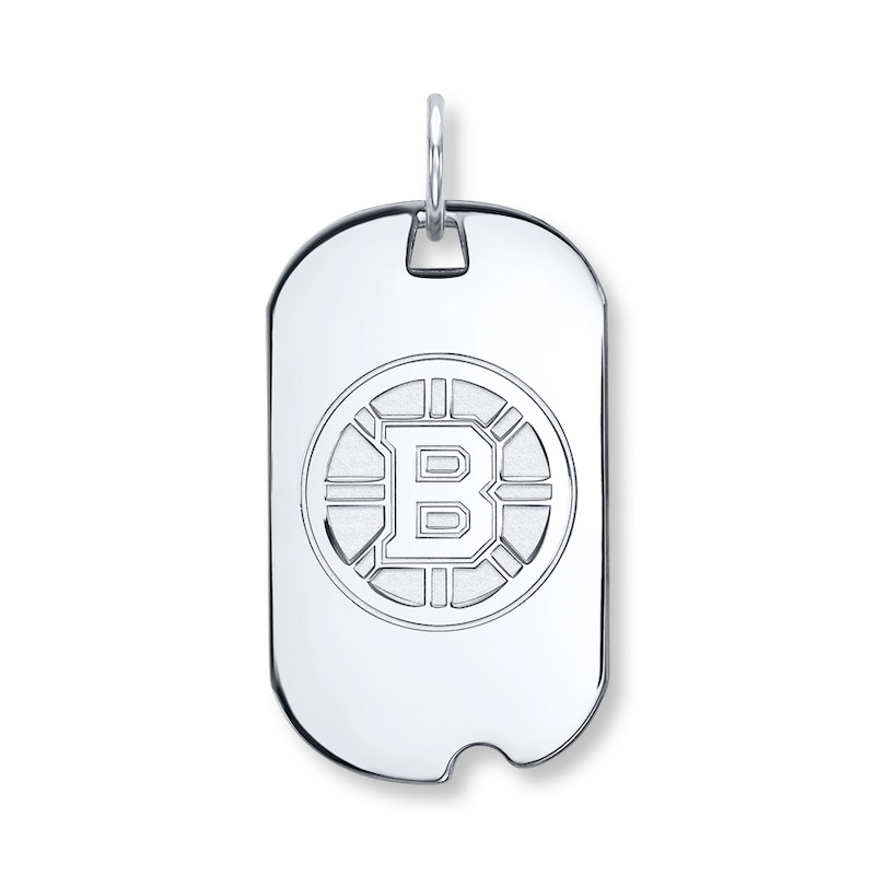 Main Image 1 of NHL Boston Bruins Dog Tag Sterling Silver