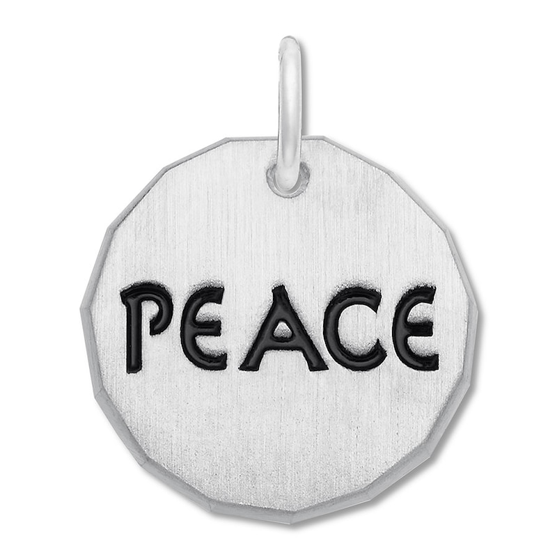 Main Image 1 of Peace Charm Sterling Silver