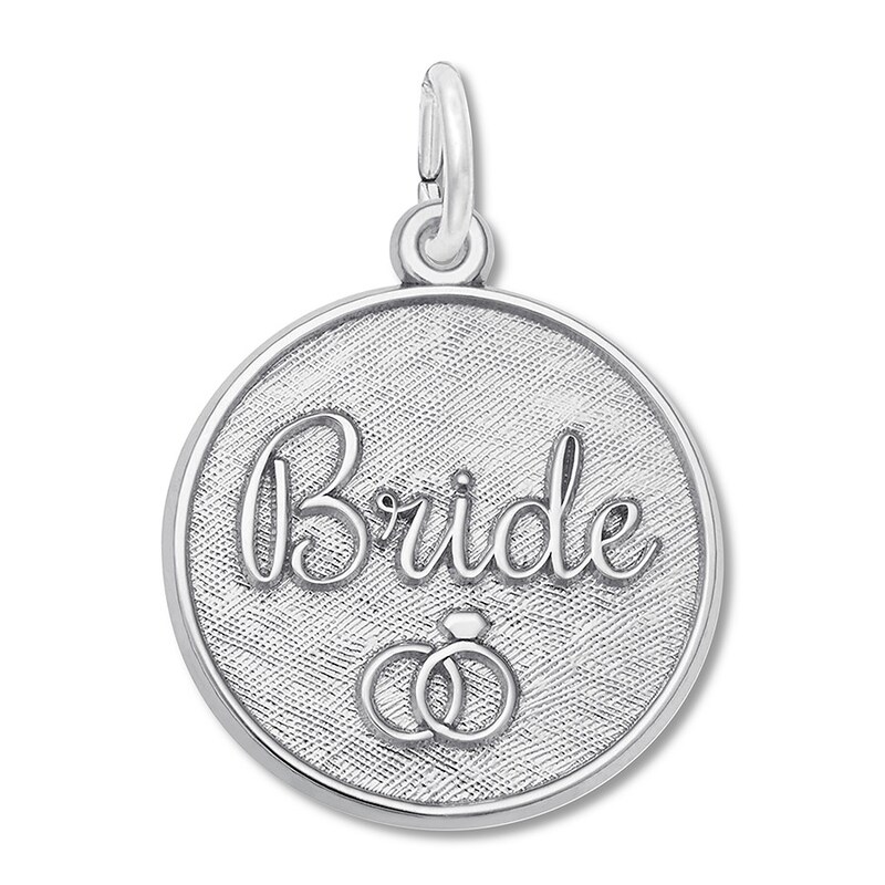 Main Image 1 of Bride Charm Sterling Silver