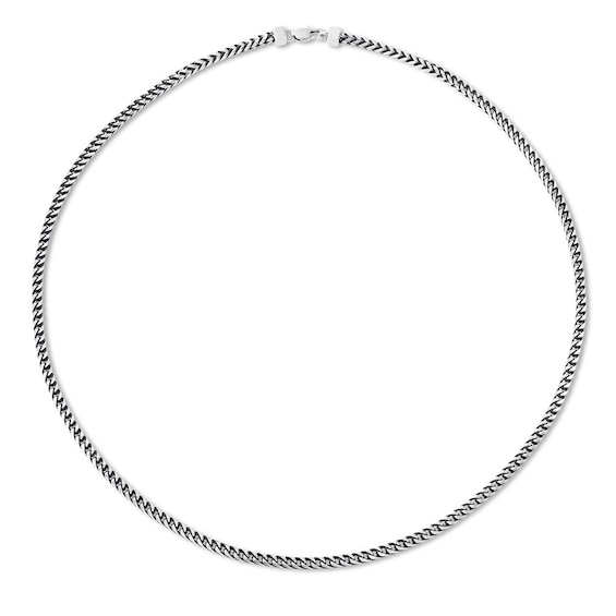 Foxtail Chain Solid Stainless Steel 24"