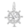 Thumbnail Image 1 of Anchor & Ship Wheel Charm Sterling Silver