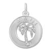 Thumbnail Image 1 of Maui Palm Tree Charm Sterling Silver